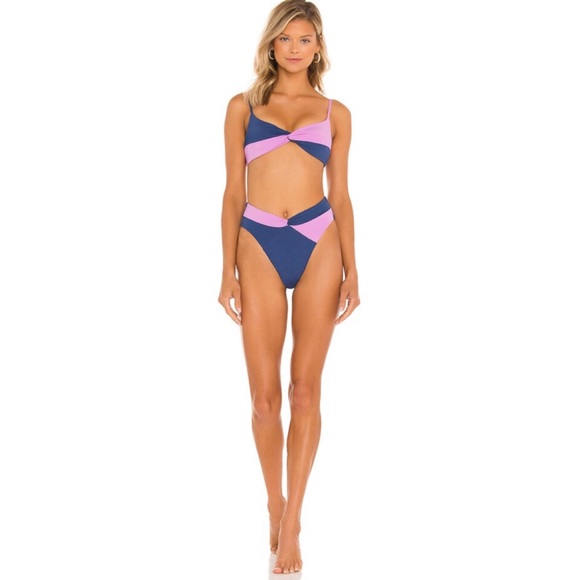 L*SPACE Colorblock Nancy Lee Bikini Bottom 👙 - Picture 11 of 12